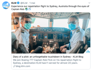 KLM en corona - MVO als lobby