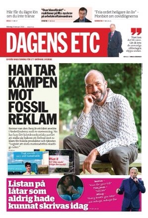 Voorpagina Dagens ETC